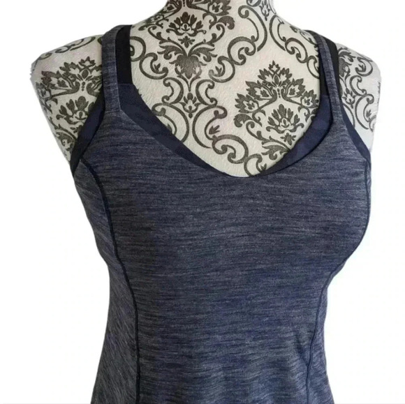 Lululemon Run For Gold Tank Navy Athletic Workout Gym Running 6/15 Women's 6 - Picture 5 of 11